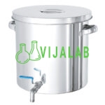 Thùng inox có vòi Chemical-Resistant Tank with Stainless Valve 4L　STV-18