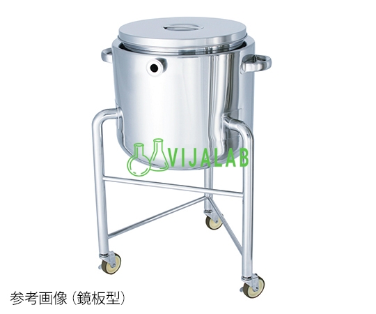 Thùng inox có xe đẩy Pressure Resistant Jacket General Purpose Container With Casters Head Plate Type 100L　DT-ST-TJ-L-47H