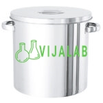 Thùng inox 15L Stainless Steel Tank with Lid 15L　ST-27