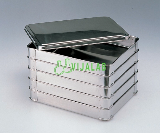 Khay inox Stacking Stainless Steel Tray 3.5L (5 Stages with Lid) 345 x 265 x 228mm　