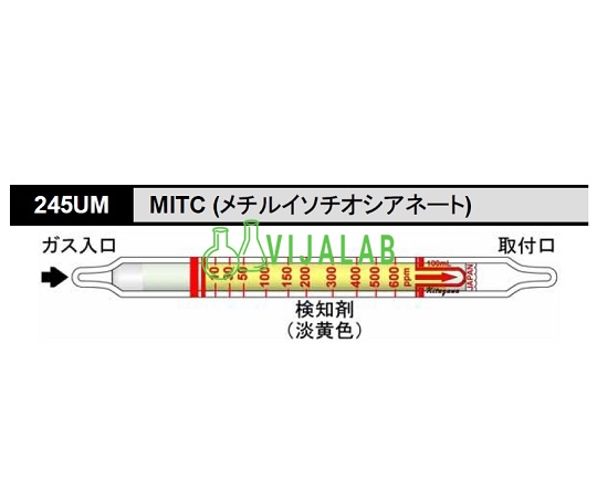 Ống thử khí Gas Detector Tube MITC　245UM